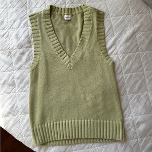 Song of Style Green Sweater Vest